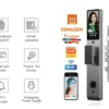 Serrure intelligente F010s Tuya TTL WiFi ODM OEM avec reconnaissance faciale, Palm Vein sans contact, visiophone, sonnette intégrée et contrôle smartphone – 9 langues