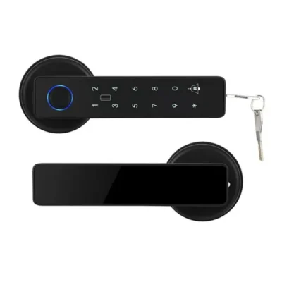 Serrure intelligente H003 avec empreinte digitale pour porte d’entrée sécurisée