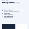 Points forts de la serrure connectée à empreinte GoLocky GO-02 : codes temporaires, code virtuel, avec ou sans écran