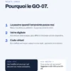 Points forts de la serrure connectée GoLocky GO-07 : la paume quand l'empreinte passe mal, veine digitale, code virtuel