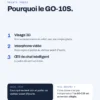 Points forts de la serrure connectée GoLocky GO-10S : visage 3D, interphone vidéo, œil de chat intelligent