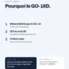 Points forts de la serrure connectée GoLocky GO-16D : même batterie que le GO-16, œil de chat 3D, finition noire