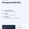 Points forts de la poignée connectée GoLocky GO-P03 : le seul bouton rond, TTLock, compacte
