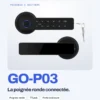 Poignée connectée GoLocky GO-P03 — la poignée ronde connectée (TTLock, porte intérieure)