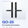 Serrure connectée à empreinte GoLocky GO-26 — fine, étanche et économique (37 mm, IP68, empreinte)