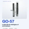 Serrure connectée GoLocky GO-57 — le plus fin du catalogue, et automatique (37 mm de large, automatique, gris & or)